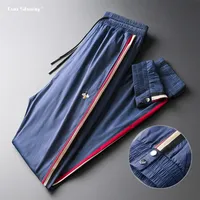 2019 Novo calças masculinas de bordados de bordado de bordados de batedeira