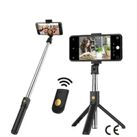 CE Certification Bluetooth Selfie Stick Remote Control Tripod Handphone Live Po Holder Tripod Camera Self-Timer Artifact Rod294M249o