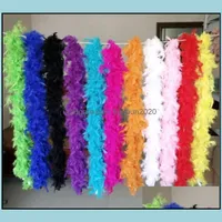 Other Event Party Supplies Festive Home Garden Drop Delivery 2021 Turkey Large Chandelle Marabou Feather Boa Wedding Ceremony Boas White K