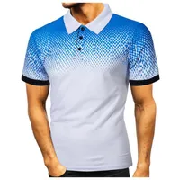 T-shirts t-shirts voor heren voor mannen 2022 mode persoonlijkheid casual slanke korte mouw geprinte kantoor formele top camiseta #40