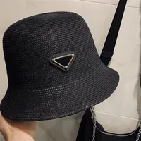 قبعات واسعة الحافة للسيدات 2022 الصيف السيدات القش قبعة الشمس حماية شاطئ دلو القبع