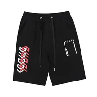 Erkek Tasarımcı Şort Yaz Plaj Pantolon Erkekler Spor Jogger Pantolon Moda Mektup Desen Baskı Gevşek Streetwear Pamuk Şort Boyutu M-2XL