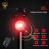 Fahrrad Wireless Anti-Diebstahl Alarm Sperre Fernbedienung Hinten Licht Glocke Radfahren Rucklicht Bicicletas Smart Lamp