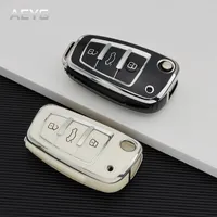 TPU Car Remote Key Case Cover Shell Fob For Audi A1 A3 8L 8P A4 A5 B6 B7 B8 A6 C5 C6 4F RS3 Q3 Q5 Q7 TT 8V S3 S6 R8 TT RS Sline