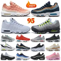 OG 95 hommes Chaussures de course 95s Airmax triple noir Cork Cork Greedy Smoke Smoke Grey Light Charcoal Midnight Navy Mens Trainers Womens Sports Sneakers