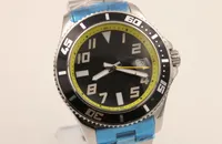 U1 Top Men's Watch Super Ocean A1736402 Automatische Bewegung 42 mm schwarzes Zifferblatt gelber Ring unten 316 Edelstahl Uhren -Uhren -Sport Sport Sportarten