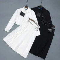 Vestido de mujer Falda larga Cintur￳n Falda para la primavera de verano Estilo casual con letras de la letra Lady Slim Dresses Camisa de punto