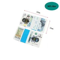 Copia de juguete de apoyo completo Money Faux Billet 10 50 100 100 euro falsos billetes de dólar323l