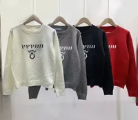 Tasarımcı Sweater Kadın Sweaters Nakış Baskı Yuvarlak Boyun Kazak Kazak Örgü Klasik Örgü Sonbahar Kış Sıcak Jumpers Mens Sulağı Örme XL