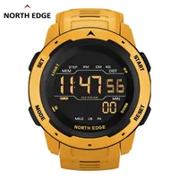 North Edge Men Digital Watch Men's Sports Watchs Double Time Pidomètre ALARME ALARME ALLÉPRÉE 50M Digital Watch Military Clock 220708