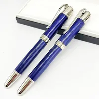Giftpen 3 colori Roller di alta qualità e penna a sfera Great Writer Jules Verne Fountain Pens Office Stationery Luxury Calligraphy Ink-Pen Regalo