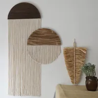 Decorative Objects & Figurines Ins Nordic Wall Decor Macrame Home Sofa Living Room Porch Covering Meter Box Decoration Hanging FarmhouseDeco