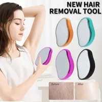 New Lint Removers Crystal Physical Hair Eraser Removale Epilator Safe Safe Epilator سهلة التنظيف القابلة لإعادة الاستخدام جمال جمال أداة الشعر P0728