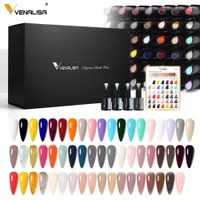 Venalisa 15 ml UV Gel Polish Kit 60 st Color LED Soak Off Present Box Set 60127k