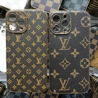 Copertura telefonica di lussuoso design di moda Louis Vuitton LV Custodia per iPhone XR XS MAX 11 12 13 Pro Max