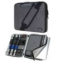 iCozzier 17 3 15 inch Handle Laptop Briefcase Shoulder Bag Messenger Carrying Sleeve Protective with Strap 220629
