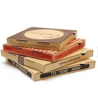 OEM DIY Целый на заказ логотип Печата выньте быстрого пиццы пиццы на завод с низкой дешевой пиццей коробки Whole302Z