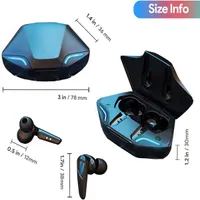 Auriculares inalámbricos Games LED Light Touch Control 5.0-Sport Aurtres para Android y iPhone