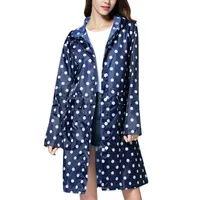 Kadın Dalga Uzun Yağmurluk Yağmur Ceket Açık Su Geçirmez Rüzgar Geçirmez Panço Dış Giyim Geçirimsiz Hoodies Yağmurluk CX220406
