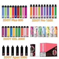 Original ZOOY Plus 800puffs Disposable E Cigarette Vapes Pen With 3.2ML Prefilled 5% Strength VS PUFFS BAR XXL 1600 2000 5000 Rech234g