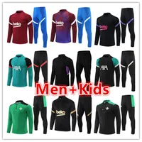 2022 mens soccer tracksuit kids football training suit jersey kits Adult and kid tracksuits jacket jerseys sets tuta survetement foot chandal futbol