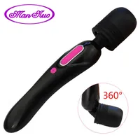 Penis Cock Man Nuo Usb Rechargeable Powerful s Av Magic Wand Clitoral Vibrator Toys for Women Adult Sex Product Erotic Massager