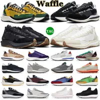 2022 Vaporwaffle Ld Waffle Running Shoes Men Women Black Nylon Sail Sail Gum Cool Gray Contron Pine Green Blue Multi Mens Sneakers Sports Sneakers