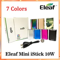 ELEAF MINI ISTICK KIT 7 Colors 1050mAh Bater￭a incorporada 10W Salida m￡xima Mod de voltaje variable con conector de ego USB