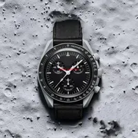 Новые 6 контактов Mark Функциональная скорость Speedmaster Planet Quartz Watch Высококачественный керамический образец Венера Mercury Watches
