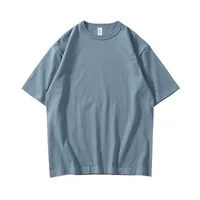 둥근 목 티셔츠 남성 티셔츠 니트 옷 100%면 지원 커스터마이즈 현대 세일 스타일 편안한 땀 흡수