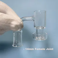 TERP Slurper Quartz Banger Rookpijpaccessoire met 28 mm lange vat 10 mm 14 mm mannelijke vrouwelijke gewricht voor glazen water Bong Oil Burner Bowl
