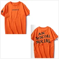 Men Club T koszule męskie designerka koszulka damska koszulka ubrania błyskawica Odblaskowa luźna okrągła szyja bawełna koszulka graficzna kolorowy kolor angielski alfabet T-shirt pomarańczowy
