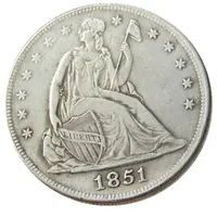 US Seated Liberty Dollar Craft Silver Plated Copy Coins Metal Dies Manufacturing Factory Price