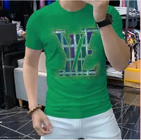 Mens T Shirts Designer Man Tshirts Shorts Tees Summer Breathable Tops Unisex Shirt With Budge Letters Design Short Sleeves Size M-4XL