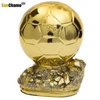 Elektruman Altın Ball Trophy Futbol Maç Reçine Oyuncusu Özel Çevrede Bar Dekorasyon Hadi Evi Dekoru 220727