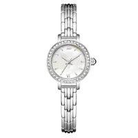 Zegarki na rękę 1PCS Watche damskie moda Srebrny luksusowy dhinestone zegarek dla kobiet bransoletka panie zegarowe zegarki