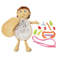 Kid Montessori Puzzle Anatomy Anatomy Doll Aprendizaje Educativo órgano Softtoy Body Organ Teaching Tool para niños 220521