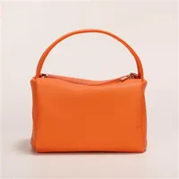 Abendtaschen Frauen Handtasche Designer orange handgewohnte Tofu Bun Square Lunch Box Body Crossbody Damen Schulter kleiner Bagevening