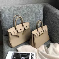 Tote Bag Birks Paul Leather Women Brand Genuine Designer Purse French Handbag Litchi Pattern Wedding Luxury Women'sHers mees EIPD