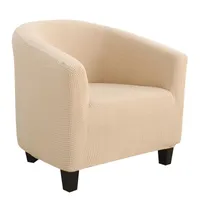 Cubiertas de silla Cover Sala de estar Sofá Elástica Slip -Slip -Accent Accent Carril Case de sillón Spandex Office Chair