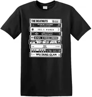 T-shirt maschile vecchia scuola hip hop artisti nastri una maglietta unisex maglietta
