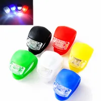 Bicycle Light Frog Silicone LED Head Front Rear Wheel Bike Light Waterproof Cycling With Battery Accessories Lamp