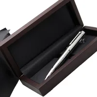 Металлические знаменитые ручки серебряная клетчатая шарика для писания моды писательские принадлежности для бизнеса и школа