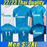 22/23 FC Zenite Soccer Jerseys Thai Home Blue St. Petersburg 2022 2023 Dzyuba Santos Barrios Lovens Malcom Azmoun Kokorin Football Shirts Ozdoev men onmorms S-4XL