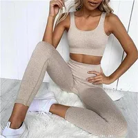 Designer Yoga Sportswear Tracksuits workout sets Fitness 2pcs Gym Leggings outdoor outfits Sports Bra indoor suit Clothing customi226v