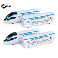 50 cm treinmodellen Diecast legering High-Speed ​​Railway Party Gifts Kid Toys Super Long Four Cars Magnetic Connection Pull Back Back Ornament Christmas Boy Birthday 2-2