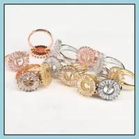 Групповые кольца ювелирные изделия 26 Английское алфавитное кольцо с цирконом модным открытием. Регулирующая пара