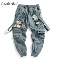 Chaifenko Jogger Leisure Sports Sports Men Hip Hop Streetwear Beam Foot Cargo Pants Fashion PrintingMen Pants 220509