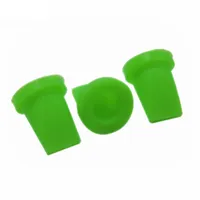 10 piezas verdes 6 3 3 3 3 3 mm Válvula de pato de pato de silicona