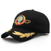Ball Caps CCCP Soviet Union Emblem Embroidery Cap Summer Outdoor Baseball Hat Adjustable Casual Dad Hats Fashion CapsBall